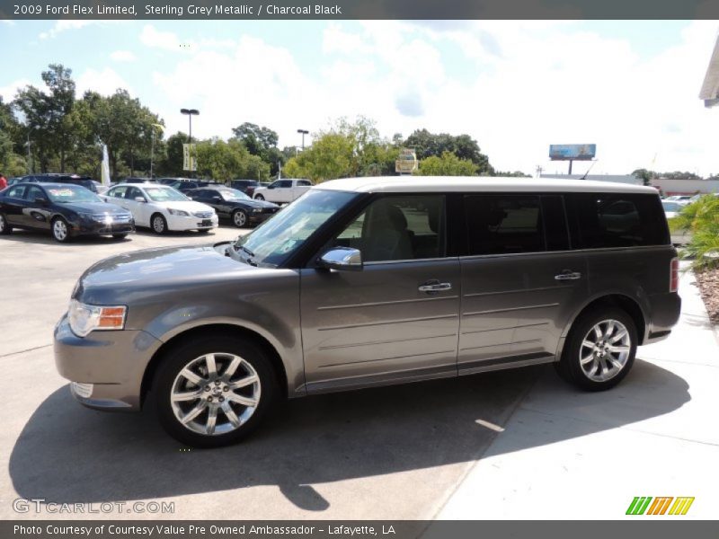 Sterling Grey Metallic / Charcoal Black 2009 Ford Flex Limited