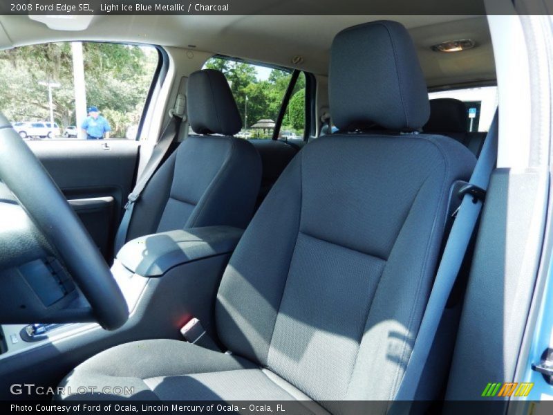 Light Ice Blue Metallic / Charcoal 2008 Ford Edge SEL