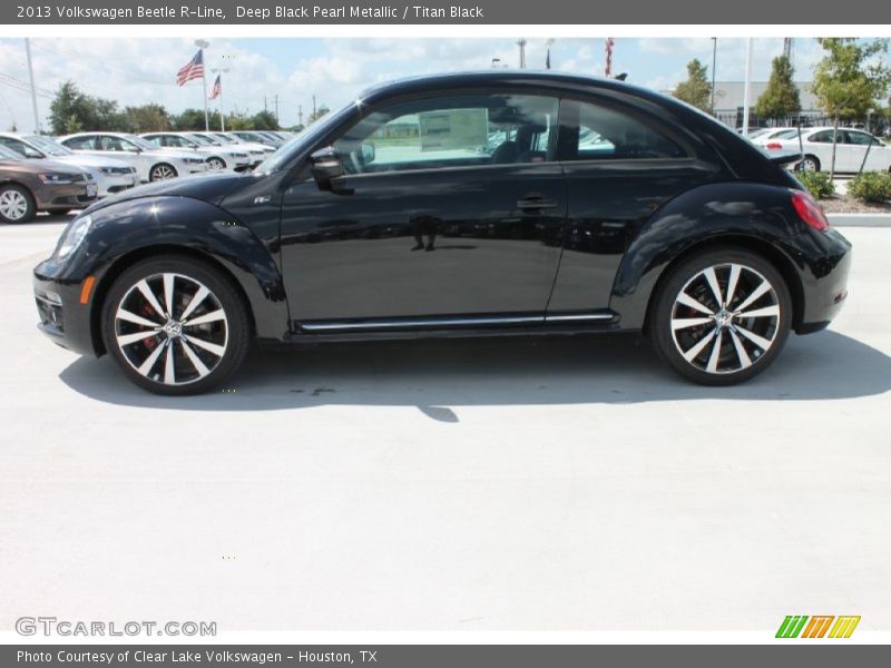 Deep Black Pearl Metallic / Titan Black 2013 Volkswagen Beetle R-Line