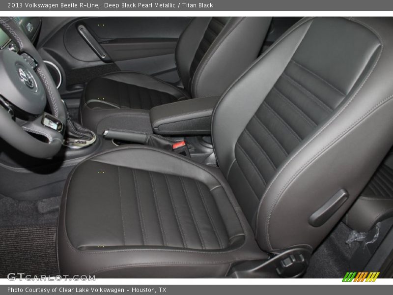 Deep Black Pearl Metallic / Titan Black 2013 Volkswagen Beetle R-Line