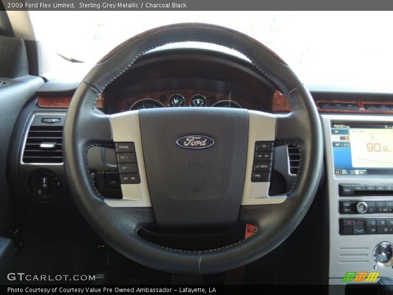 Sterling Grey Metallic / Charcoal Black 2009 Ford Flex Limited