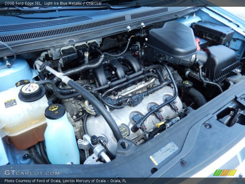 Light Ice Blue Metallic / Charcoal 2008 Ford Edge SEL