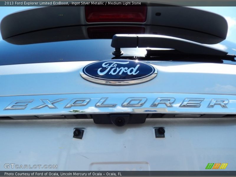 Ingot Silver Metallic / Medium Light Stone 2013 Ford Explorer Limited EcoBoost