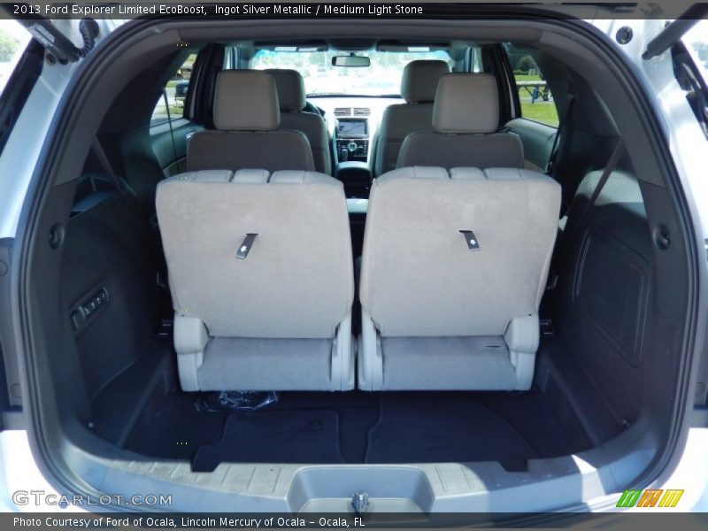 Ingot Silver Metallic / Medium Light Stone 2013 Ford Explorer Limited EcoBoost