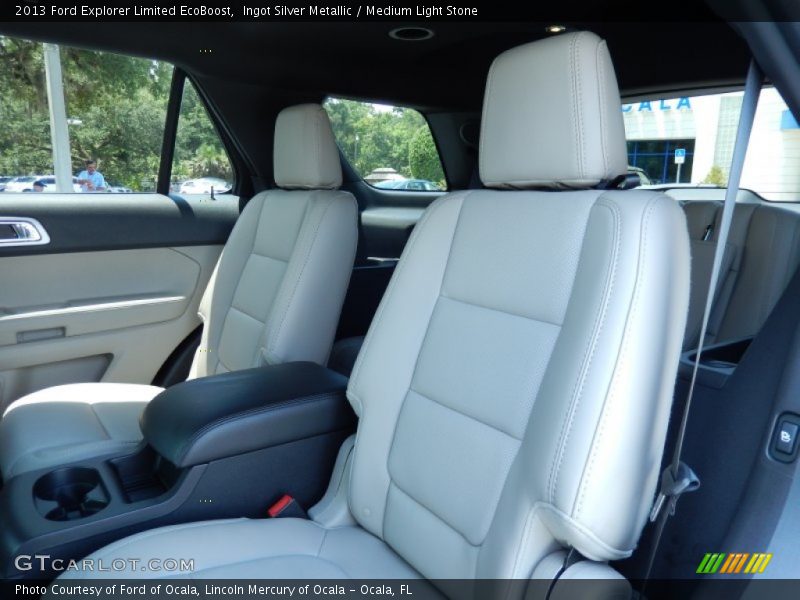 Ingot Silver Metallic / Medium Light Stone 2013 Ford Explorer Limited EcoBoost