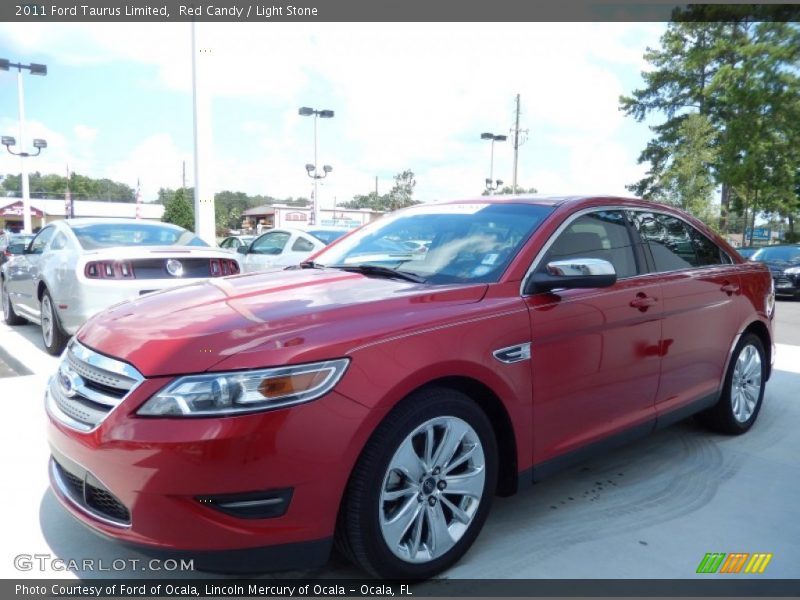 Red Candy / Light Stone 2011 Ford Taurus Limited