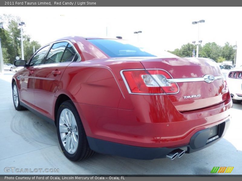 Red Candy / Light Stone 2011 Ford Taurus Limited