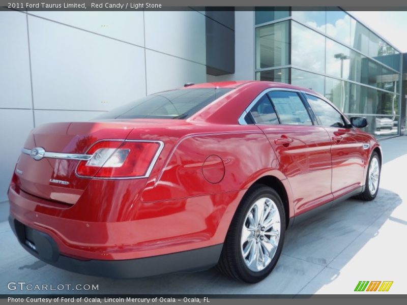 Red Candy / Light Stone 2011 Ford Taurus Limited