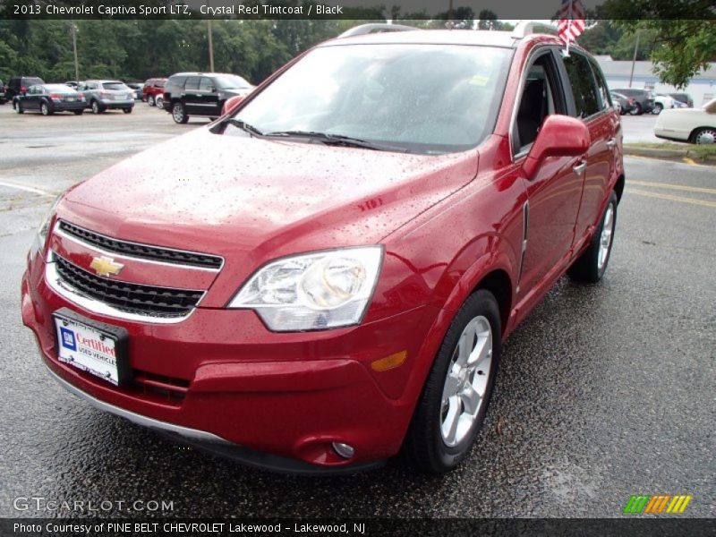 Crystal Red Tintcoat / Black 2013 Chevrolet Captiva Sport LTZ