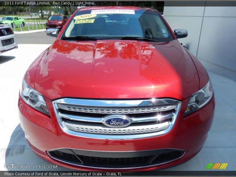 Red Candy / Light Stone 2011 Ford Taurus Limited