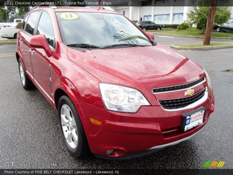 Crystal Red Tintcoat / Black 2013 Chevrolet Captiva Sport LTZ