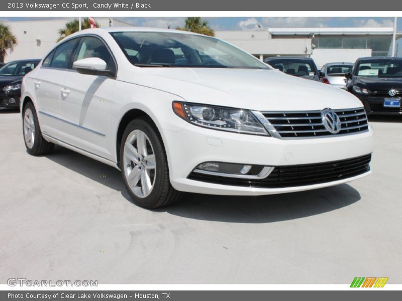 Candy White / Black 2013 Volkswagen CC Sport