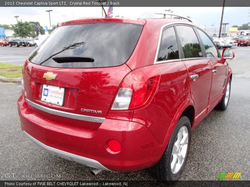 Crystal Red Tintcoat / Black 2013 Chevrolet Captiva Sport LTZ