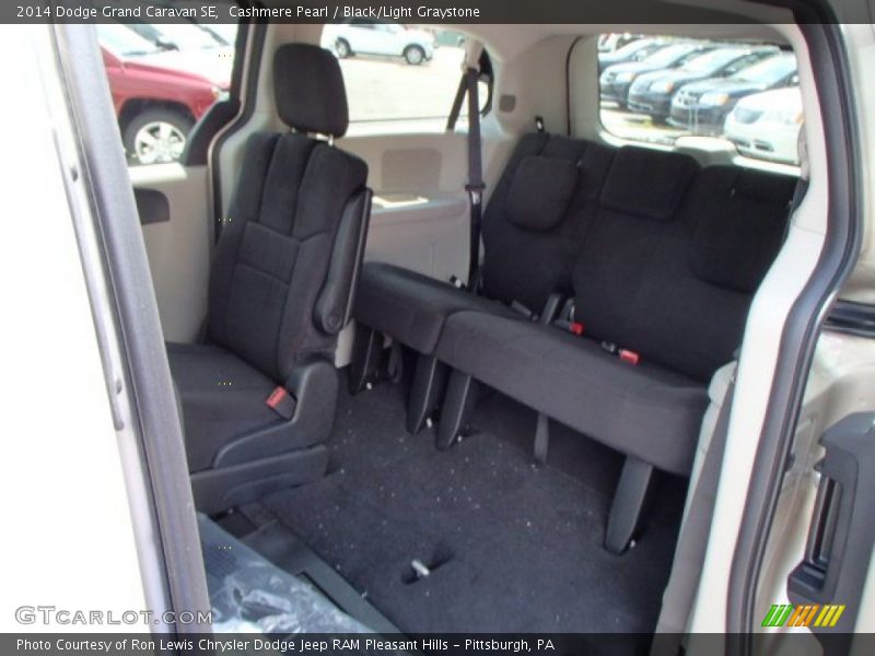 Cashmere Pearl / Black/Light Graystone 2014 Dodge Grand Caravan SE