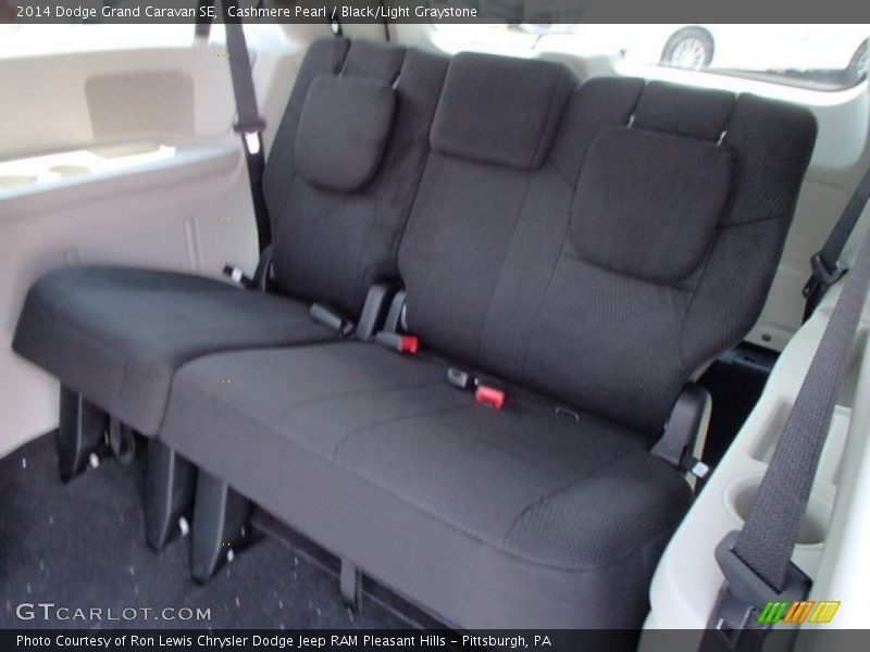 Cashmere Pearl / Black/Light Graystone 2014 Dodge Grand Caravan SE