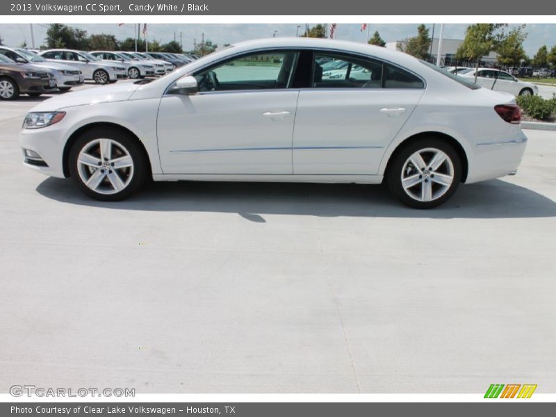 Candy White / Black 2013 Volkswagen CC Sport