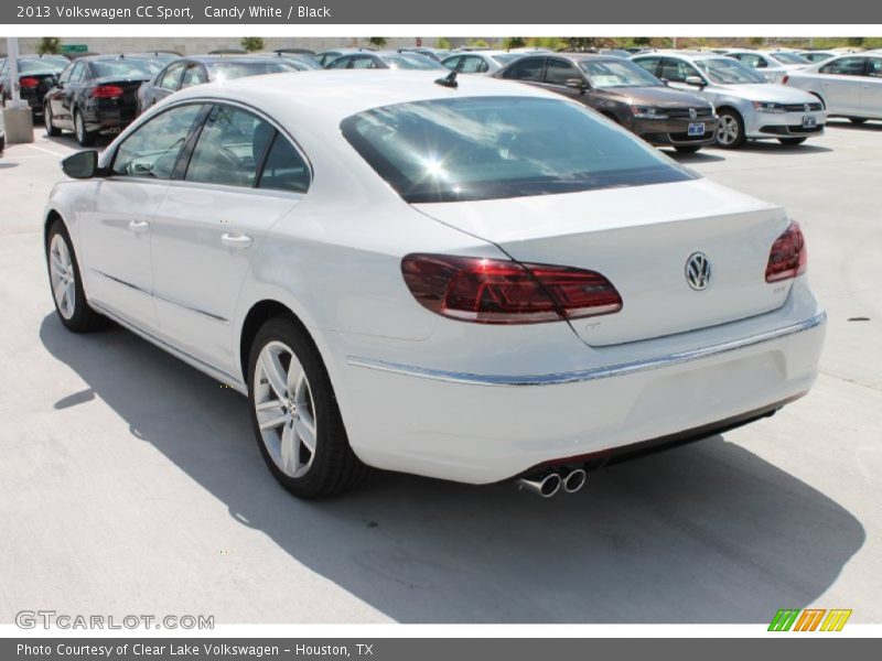 Candy White / Black 2013 Volkswagen CC Sport