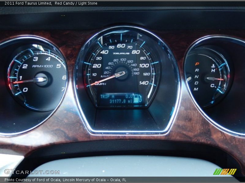 Red Candy / Light Stone 2011 Ford Taurus Limited
