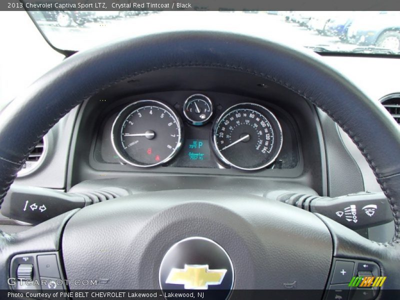 Crystal Red Tintcoat / Black 2013 Chevrolet Captiva Sport LTZ