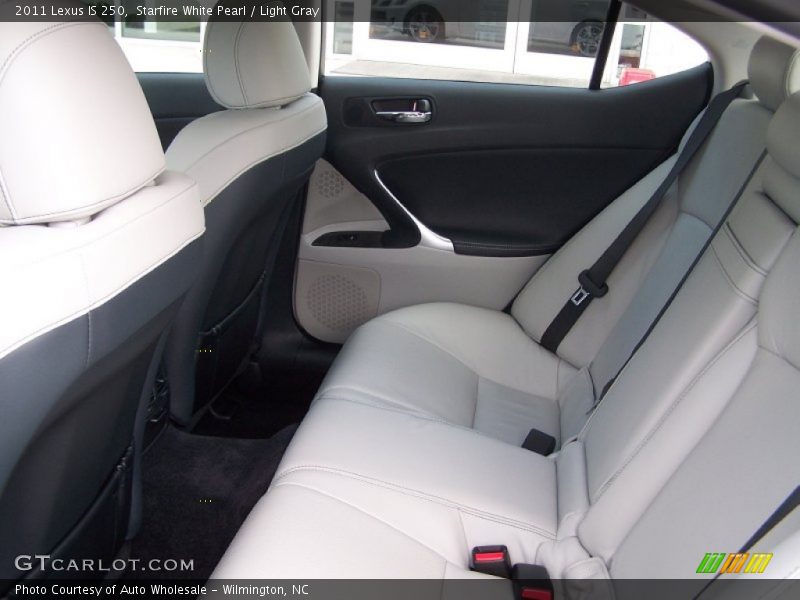 Starfire White Pearl / Light Gray 2011 Lexus IS 250
