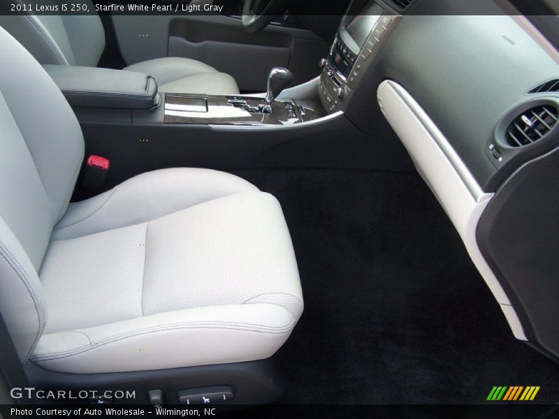 Starfire White Pearl / Light Gray 2011 Lexus IS 250