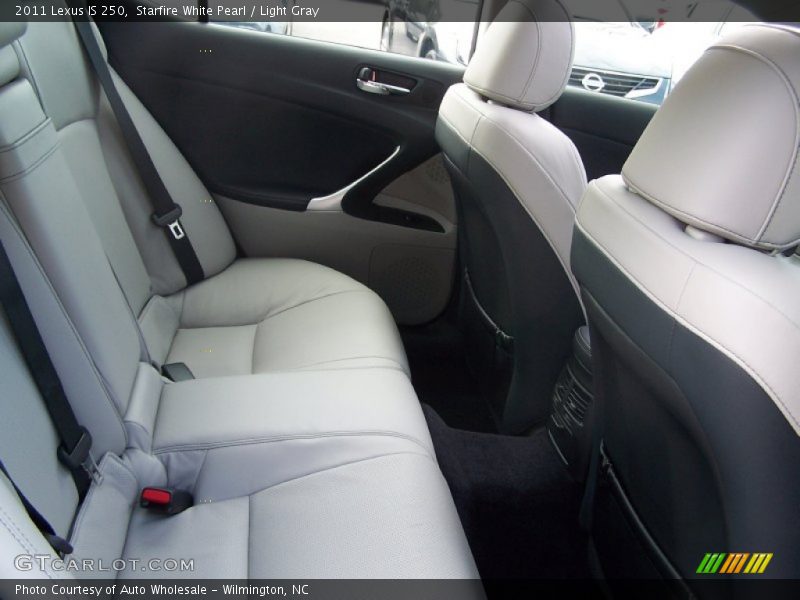 Starfire White Pearl / Light Gray 2011 Lexus IS 250