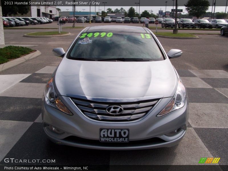 Radiant Silver / Gray 2013 Hyundai Sonata Limited 2.0T