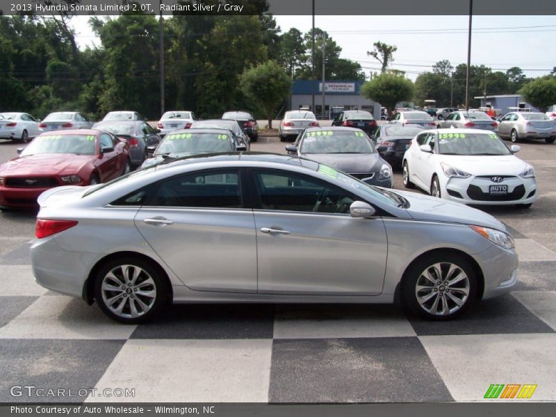 Radiant Silver / Gray 2013 Hyundai Sonata Limited 2.0T