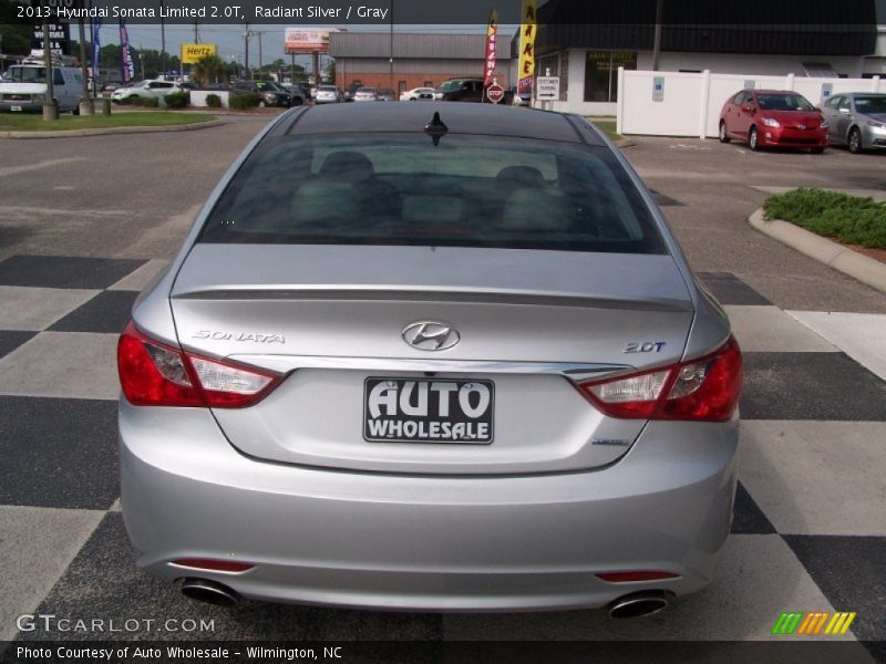 Radiant Silver / Gray 2013 Hyundai Sonata Limited 2.0T