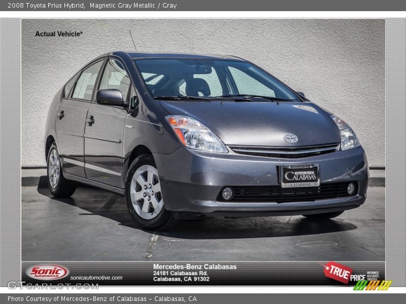 Magnetic Gray Metallic / Gray 2008 Toyota Prius Hybrid