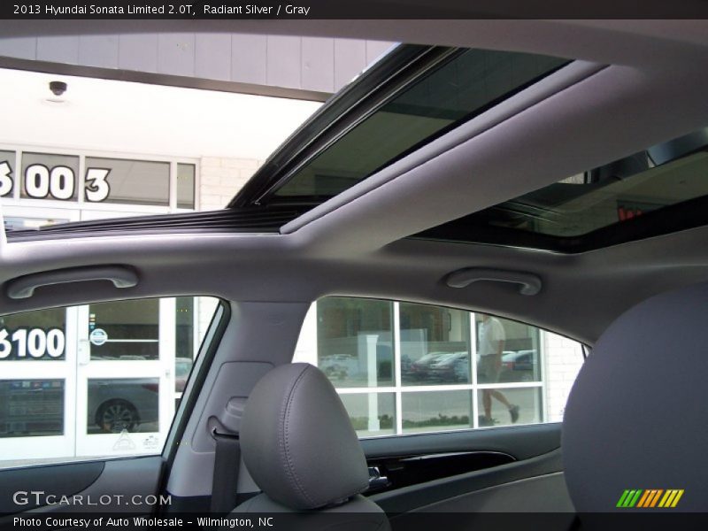 Radiant Silver / Gray 2013 Hyundai Sonata Limited 2.0T