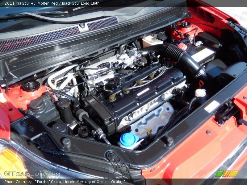 Molten Red / Black Soul Logo Cloth 2011 Kia Soul +
