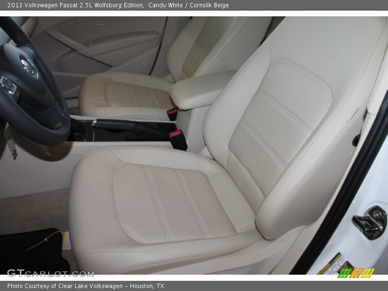 Candy White / Cornsilk Beige 2013 Volkswagen Passat 2.5L Wolfsburg Edition