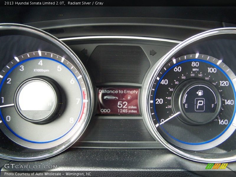 Radiant Silver / Gray 2013 Hyundai Sonata Limited 2.0T