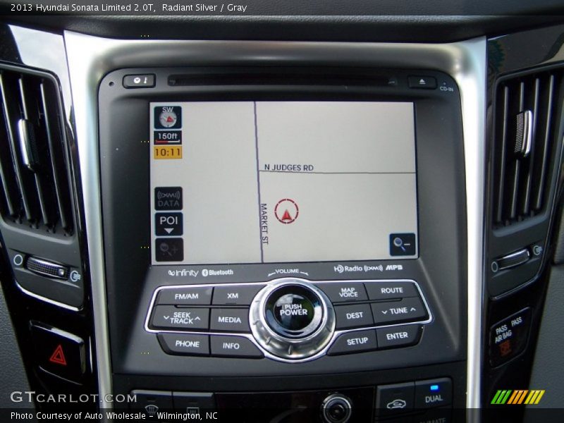 Radiant Silver / Gray 2013 Hyundai Sonata Limited 2.0T