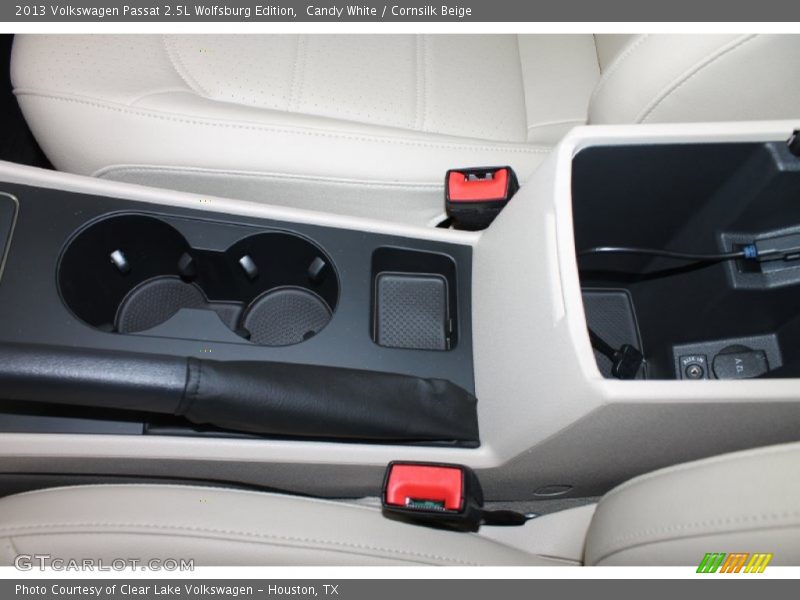 Candy White / Cornsilk Beige 2013 Volkswagen Passat 2.5L Wolfsburg Edition