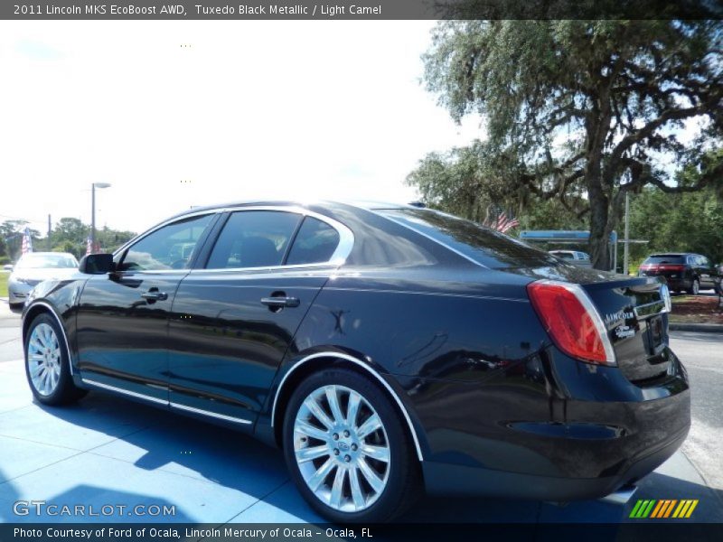 Tuxedo Black Metallic / Light Camel 2011 Lincoln MKS EcoBoost AWD