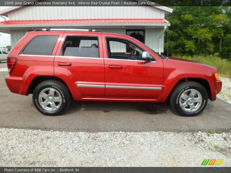 Inferno Red Crystal Pearl / Medium Slate Gray 2006 Jeep Grand Cherokee Overland 4x4