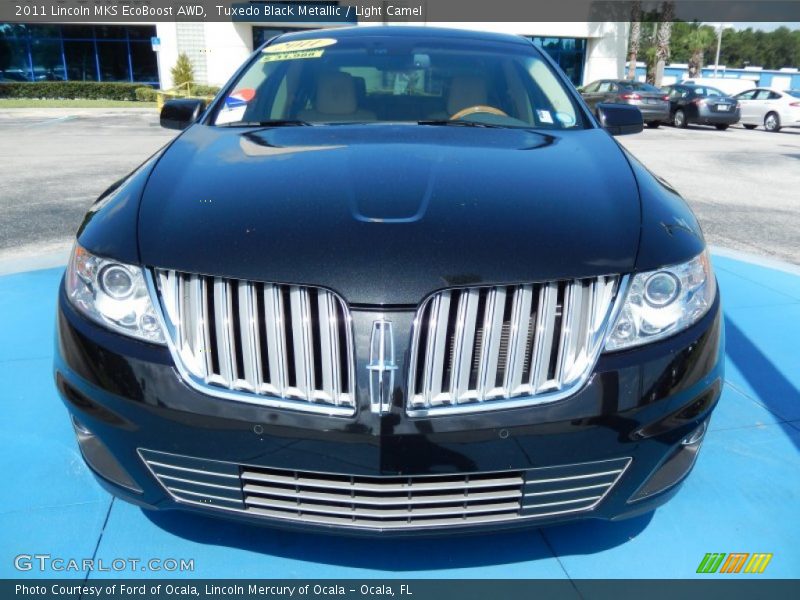 Tuxedo Black Metallic / Light Camel 2011 Lincoln MKS EcoBoost AWD