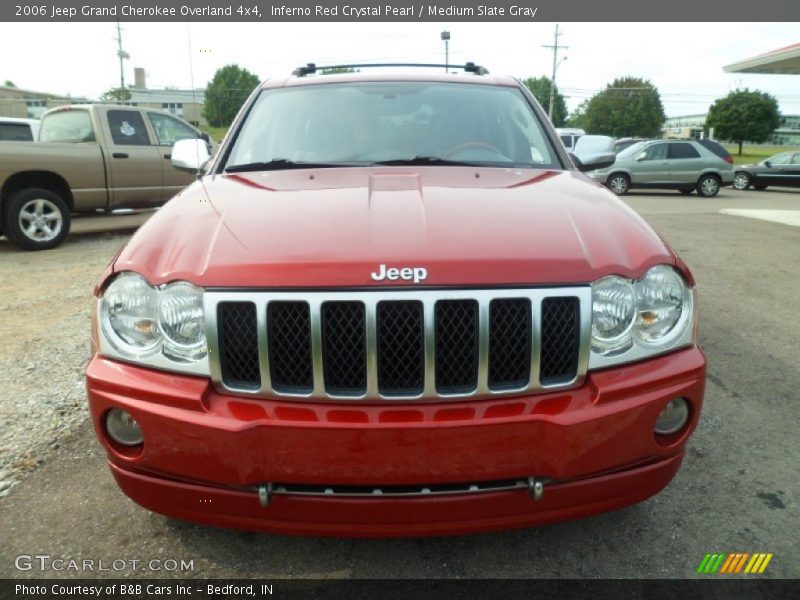 Inferno Red Crystal Pearl / Medium Slate Gray 2006 Jeep Grand Cherokee Overland 4x4