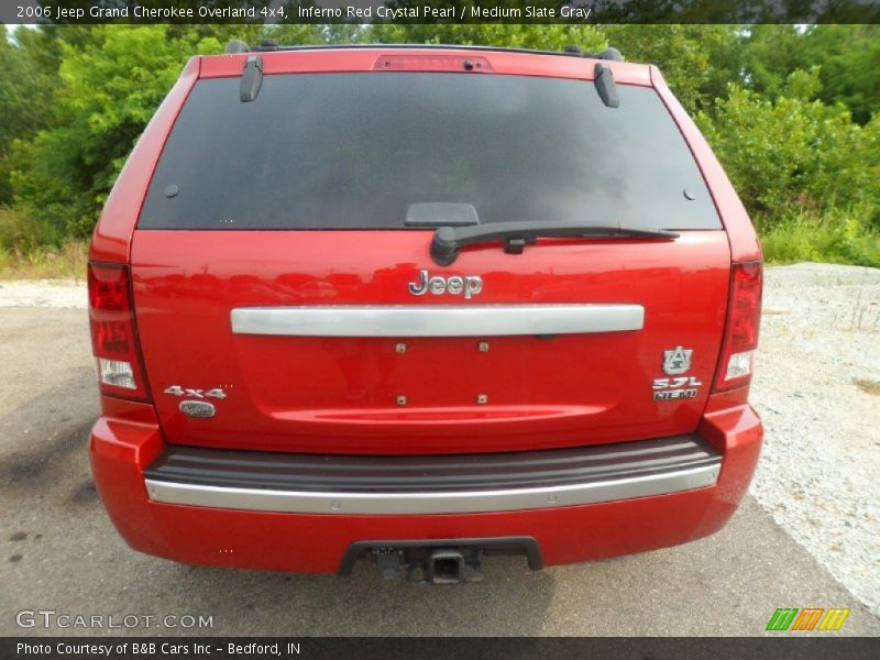 Inferno Red Crystal Pearl / Medium Slate Gray 2006 Jeep Grand Cherokee Overland 4x4