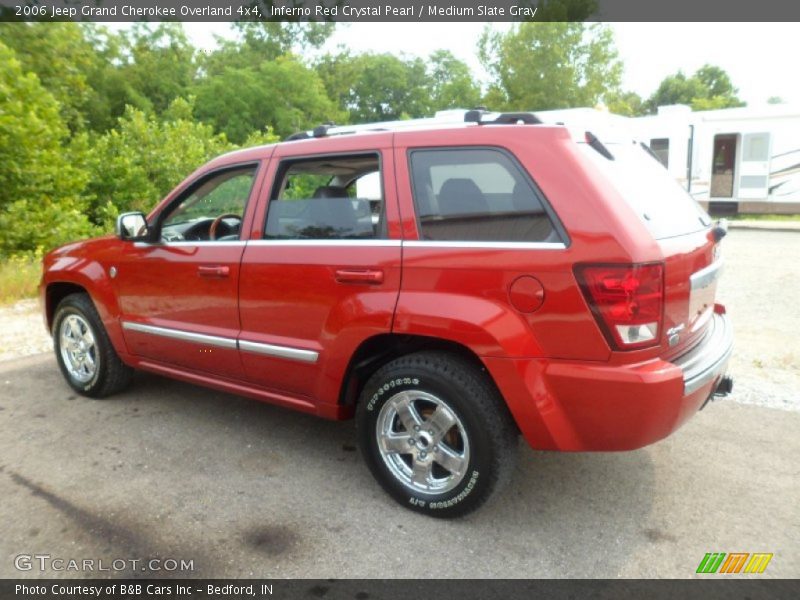 Inferno Red Crystal Pearl / Medium Slate Gray 2006 Jeep Grand Cherokee Overland 4x4