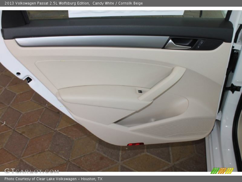 Candy White / Cornsilk Beige 2013 Volkswagen Passat 2.5L Wolfsburg Edition
