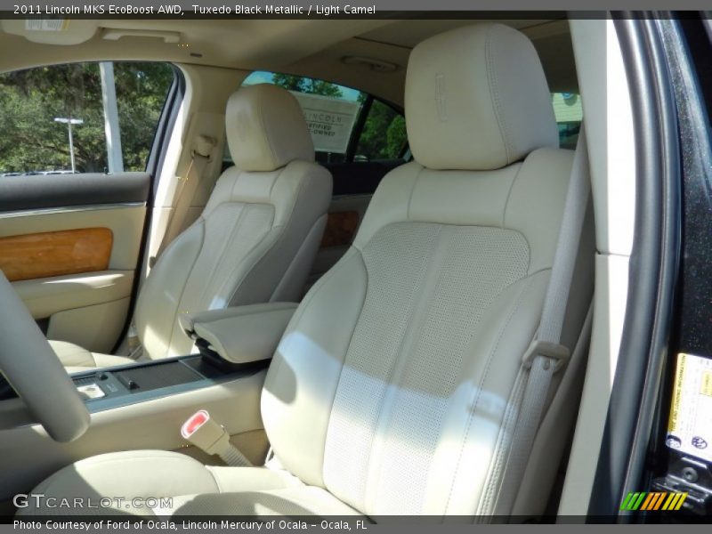Tuxedo Black Metallic / Light Camel 2011 Lincoln MKS EcoBoost AWD