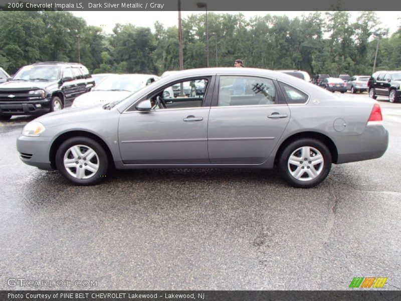 Dark Silver Metallic / Gray 2006 Chevrolet Impala LS