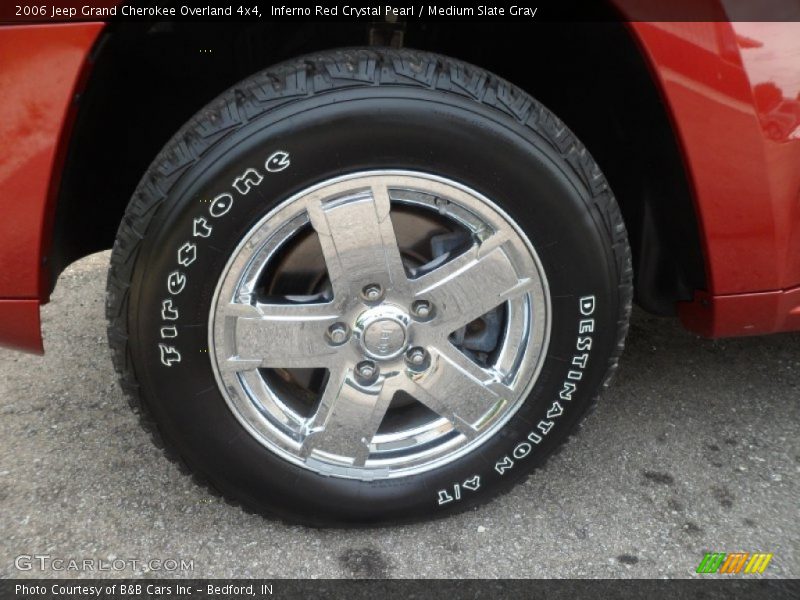 Inferno Red Crystal Pearl / Medium Slate Gray 2006 Jeep Grand Cherokee Overland 4x4