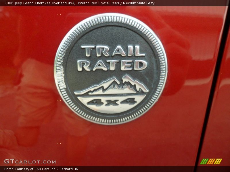 Inferno Red Crystal Pearl / Medium Slate Gray 2006 Jeep Grand Cherokee Overland 4x4