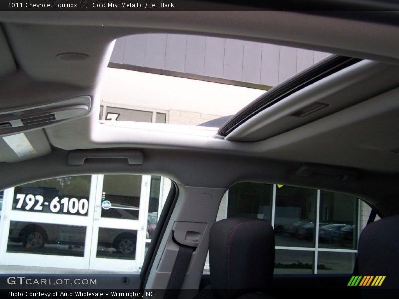 Gold Mist Metallic / Jet Black 2011 Chevrolet Equinox LT
