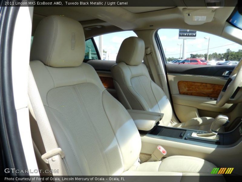 Tuxedo Black Metallic / Light Camel 2011 Lincoln MKS EcoBoost AWD