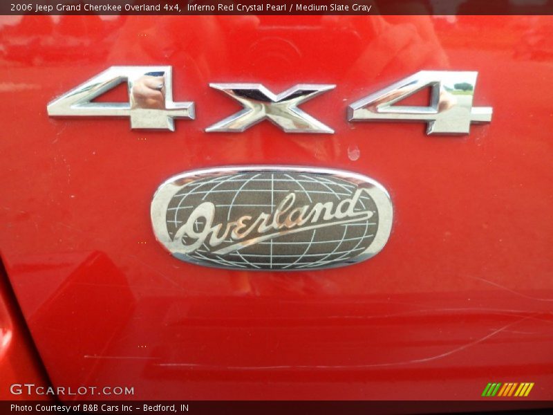 Inferno Red Crystal Pearl / Medium Slate Gray 2006 Jeep Grand Cherokee Overland 4x4